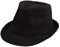 Sombrero Chistera de Copa de Fieltro Gorro de Ronda Mago con Cinta (Negro, Adulto/56cm)