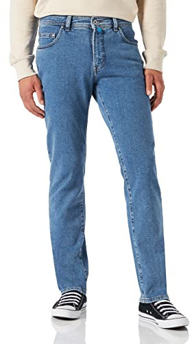 Pierre Cardin Herren 5-Pocket Dijon Jeans, Dark Blue Used, 38W / 30L