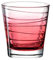 Leonardo Vario Struttura 026842 Verre à eau en verre coloré Rouge 250 ml