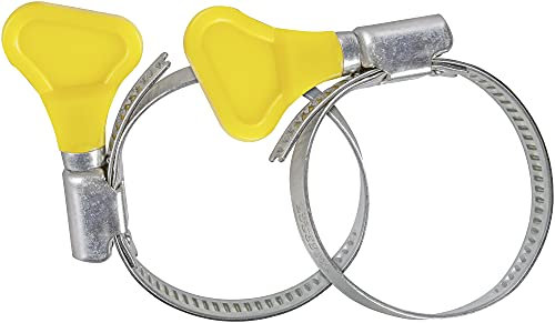 sera 08181 pond Schlauchschellen mit Flügelschrauben für Durchmesser 32-40 mm Schläuche (2 Stück), für PP & SP Teichpumpe oder Druckfilter und Schläuche bis 2 Zoll