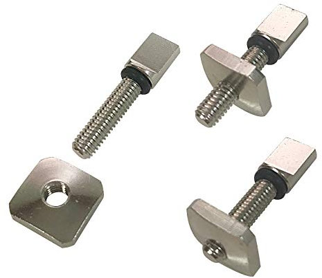 iBOARD Tornillo de aleta profesional 3 piezas de acero inoxidable para tabla de surf SUP Paddleboard Center aleta, modelo M4