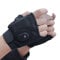 YuanDan USB Heated Gloves for Women Men, Rechargeable Fingerless Gloves with Display Temperature Control Winter Mitten Hand Warmer