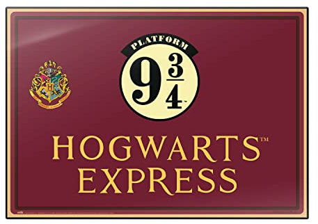 Grupo Erik Schreibtischunterlage | Schreibtisch Unterlage mit Motiv von Harry Potter Platform 9 3/4 | Schreibtischunterlage Kinder | Schreibtisch Zubehör, único, TSEH544