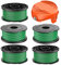 Bobine de fil pour Black et Decker GL7033 GL8033 GL9035 A6486 débroussailleuse sans fil 2,0 mm 6,1 m, Bobine de fil rechange Coupe Bordure pour Black and Decker A6486 (5 + 1pcs)