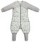 Love To Dream Sleep Suit Warm with Legs, 4-5 years, Olive, 2.5 Tog for Cool Temperatures (16-20°C), Long Sleeve Wearable Blanket, Machine Washable Quilted Cotton, Made for Movement with Grip Pads