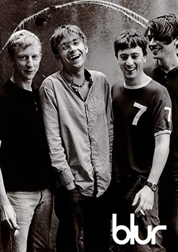 Blur #8 – 90er Jahre Indi-Band – Damon Albarn – Musikband – Musik-Legenden – A4 Poster – Druck – Bild