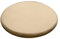 ZIBENE Sitzkissen Rund 35cm, Stuhlkissen 35x35 Ohne BäNder, DüNn Memory-Schaum Stuhlauflagen KüChenstuhl Wasserfest Schmutzabweisend Leder Sitzpolster Gartenstuhl Barhocker Outdoor Beige