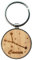 Ernestine - Porte clés signe du zodiaque et astrologie en bambou - porte clefs constellation signe astro - accessoires astrologie - idée cadeau homme femme original en métal et bois - porte-clé astro