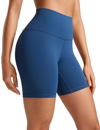 CRZ YOGA Butterluxe Biker Shorts 6 French Navy 14
