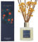 Cocorrína Raumduft Reed Diffuser mit 8 Duftstäbchen 200ml- Süße Orange Zedernholz, Natürlich, Langanhaltend, Home Duft ätherisches Öl Reed Diffusor für Badezimmer Regal Dekoration