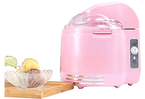 LEONYS Heladera electrónica, acero inoxidable, yogurt congelado o sorbete, 1,5 L (color: rosa)