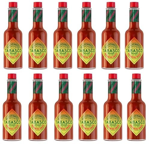 Tabasco Habanero - Salsa caliente (57 ml, 12 unidades)
