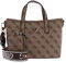 Guess GUESS Latona Mini Tote Latte Logo