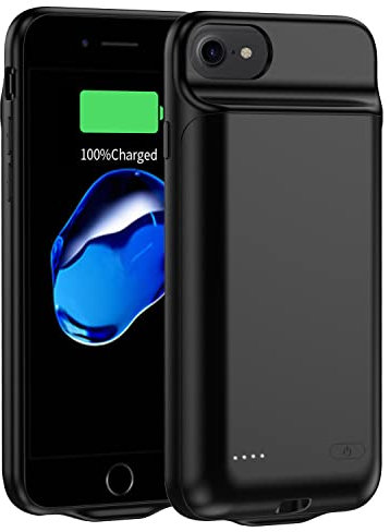 MIGAFEI iPhone 8/7/6s/6/SE 2020 Battery Case, 6800mAh Portable Charger, Black