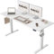Agilestic Höhenverstellbarer Schreibtisch 140 x 60 cm, Stabiler Schreibtisch Höhenverstellbar Elektrisch mit Memory-Handsteuerung, Ergonomischer Steh-Sitz Tisch Computertisch, Weiß
