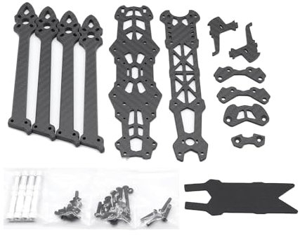 KICHI Mark4 7 295 mm mit 5 mm Arm für Quadrocopter FPV-Modifikation Kohlefaser 7 Quadrocopter Freestyle-Rahmen
