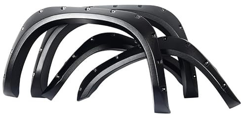 HIPATU Auto Kotflügelverbreiterungen Set für Dodge RAM 2002-2008, Auto Kotflügel Radlauf Verbreiterung Kotflügelverbreiterung Schutz Dekoration Zubehör für Geländewagen