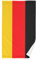 CHIFIGNO Handtuch mit Deutschland-Flagge, 40,6 x 71,1 cm, dekoratives Badetuch, Baumwolle, Waschlappen, niedliche Küchentücher