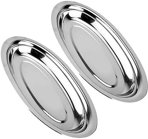 Amosfun 2pezzi Piatto Per Cottura Vapore Per Conservazione Alimenti Piatti Dessert Cucina