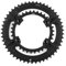 HOHOVYVY Plato de bicicleta asimétrico 53-39T 110BCD de aluminio 7075 doble cadena para bicicleta de carretera (50-34t)