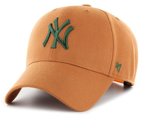 '47 Brand Curved Snapback Cap MLB New York Yankees orange