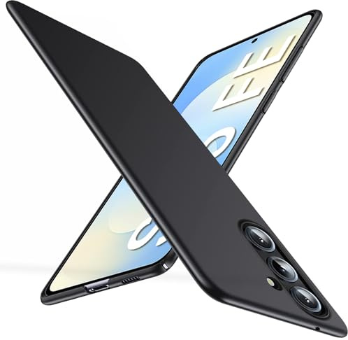 sqgylgl Ultra Dünn Hülle für Samsung Galaxy S25 FE 5G, Extrem Dünn Matte Finish S25 FE Handyhülle PC Schale Schutzhülle Ultra Slim Case, Elegant Stoßfest Cover für Samsung S25 FE 5G (Schwarz)