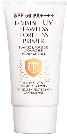 Charlotte Tilbury Original unsichtbarer UV-Flawless Poreless Primer | LSF 50 | 60 ml | by BELLA