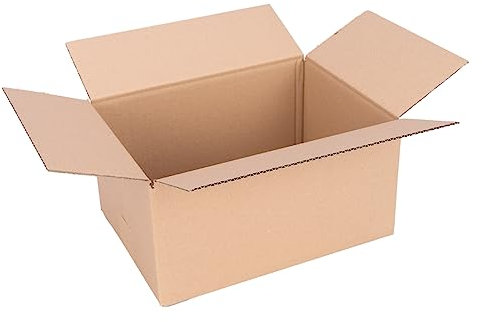 verpacking Faltkartons 300 x 215 x 140 mm Braun (Außenmaß 305 x 220 x 150 mm) KK 30 1-wellig Versandkarton für mittelgroße Waren DHL Päckchen M DPD S GLS S Kartons (400 Stück)