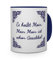 printplanet Tasse mit Spruch: Es heißt Moin. Moin Moin ist Schon gesabbel. - Kaffeebecher, Mug, Becher, Kaffeetasse - Farbe Blau