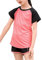 Echinodon Mädchen Sport Set Shirt + Shorts Schnelltrockend Sommer 2tlg Sportanzug für Yoga Jogging Training Rot 140