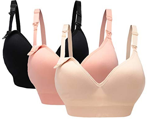 Cimary Reggiseno Allattamento per Le Donne Reggiseno Coppa Morbida da 3-4 Pezzi