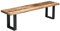 Riess Ambiente Design Sitzbank Iron Craft 170cm Mangoholz Eisen Industrial Design Küchenbank Holzbank Bank