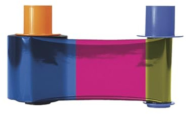 Fargo RBN D1500 YMCKO 500 Druckerband 500 Seiten Schwarz, Cyan, Magenta, Gelb - Matrixdruckerband (DTC1500, 500 Seiten, Schwarz, Cyan, Magenta, Gelb, Mehrfarbig
