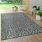 Paco Home Outdoor Teppich Wetterfest Wohnzimmer Balkon Küche Orientalisch Ornament Skandinavisch Geometrisches Muster 3D Effekt Modern, Grösse:160x230 cm, Farbe:Grau 3