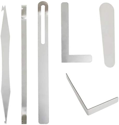 Saxophon-Reparatur-Werkzeug-Set, Saxophonteile, Stick-Pads, Holzblasinstrument-Zubehör, Silber