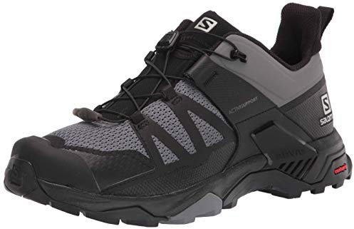 SALOMON Herren X Ultra 4 Sneaker, Ruhiger Schatten/Schwarz/Ruhigen Schatten, 45 1/3 EU