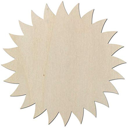 Kleenes Traumhandel - Sonne - Schlafzimmer Deko bis 60 cm Durchmesser aus Holz - Wanddeko Türdeko Kinderzimmer (30 cm, Sonne Typ2)