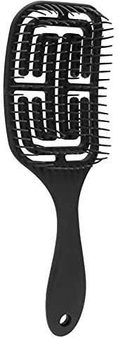 Detangler Haarbürste, Haarstyling-Bürste für Trockenes und Nasses Haar, Styling-Haarbürsten für Damen und Herren, Entwirren von Nassem oder Trockenem Haar(schwarz)