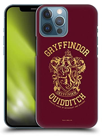 Head Case Designs Offizielle Zugelassen Harry Potter Gryffindor Quidditch Deathly Hallows X Harte Rueckseiten Handyhülle Hülle Huelle kompatibel mit Apple iPhone 13 Pro Max