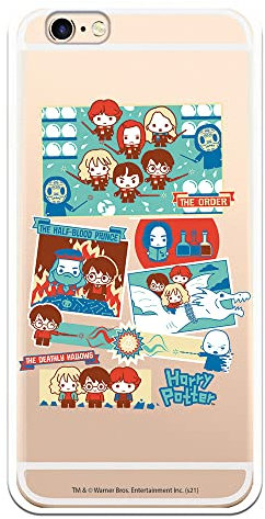 Personalaizer Original Schutzhülle kompatibel mit iPhone 6 oder 6S mit Harry Potter Sketch Design