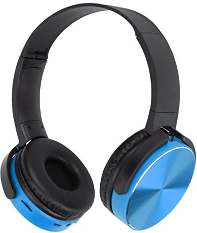 Auriculares Inalámbricos para Juegos Micrófono con Cancelación de Ruido Auriculares para Juegos de Computadora Bluetooth, Auriculares Ajustables con NFC, para Computadora de Escritorio PC(Azul)
