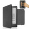 MyGadget Hülle für Kindle Paperwhite 10.Generation [ Modell 2019 - J9G29R - 6 Zoll ] mit Handschlaufe & Auto Sleep | Wake Funktion - Flip Case in Hell Grau