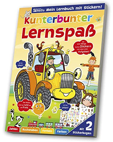 Sticker-Lernspaßbuch - Traktor / Landwirtschaft