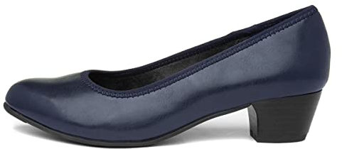 Jana Softline Womens Navy Court Shoe - Size 6 UK - Blue