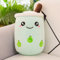 Dreafly Bubble Tea Plush Pillow Doll,Cartoon Milk Tea Cup Plushie Plush Cushion,Bubble Tea Soft Toy Hugging Pillow for Home Car Ornaments Children's Gift Toy, Green Round Eyes, 24cm
