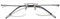VEVESMUNDO Randlos Titan Lesebrille Anti Blaulicht Ultraleicht Metall Blaulichtfilter Sehhilfe Lesehilfe Brillen Ohne Rahmen für Herren Damen (1 Stück Grau, 3.0)