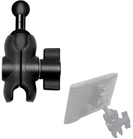 Adattatore a sfera da 25 mm a 17 mm per supporti RAM con braccio a doppia presa B, supporto GPS con attacco a sfera girevole da 17 mm (braccio a doppia presa: lungo 6,1 cm)