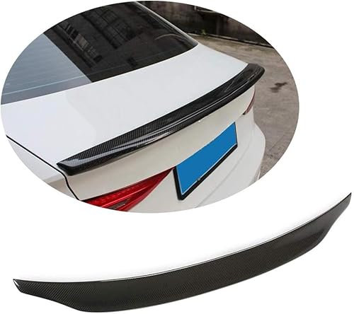 JCING Heckspoiler aus Kohlefaser, passend für Audi A3 8 V Base Sline S3 RS3 Limousine 2014–2019 Heckspoiler Kofferraum Flügel Lippe
