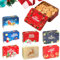 RIRIDAMAI Weihnachten Keksdose Gutscheindosen - 8 Stück Geld Geschenkverpackung, Gutschein Box Leer, Verpackung, Geschenkdosen
