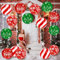 Jetec 16 Stück 22,9 cm große aufblasbare Weihnachtskugeln für den Außenbereich, PVC, aufblasbare Weihnachtsdekoration, große Outdoor-Baumschmuck für Weihnachten, Veranda, Rasen, Hof, Urlaub